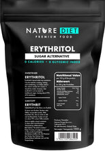 Carica l'immagine nel visualizzatore di Gallery, Nature Diet, eritritolo, 2 confezioni da 1000 g