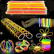 Carica l'immagine nel visualizzatore di Gallery, 543 Pack - 250 Glow Sticks, Bastoncini Luminosi Fluorescenti, 293 viola - Ilgrandebazar