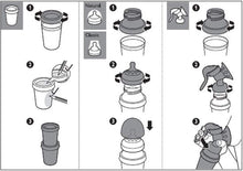 Carica l'immagine nel visualizzatore di Gallery, Philips Avent SCF619/05 Set Vasetti per la Conservazione del Latte e delle Pappe 5 pezzi, 180ml