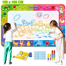 Carica l'immagine nel visualizzatore di Gallery, Fivejoy Tappeto Doodle Grande 150×100cm, Tappetino da Disegno Magico,... - Ilgrandebazar
