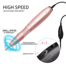 Carica l'immagine nel visualizzatore di Gallery, Fresa Unghie Elettrica, Morpilot 11 in 1 Kit Nail Drill Art Per - Ilgrandebazar