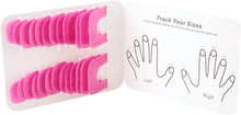 Carica l'immagine nel visualizzatore di Gallery, 26 PCS Stencil per smalto,Protettore per unghie, smalto per unghie stencil in 10 misure Guida alla pittura per unghie kit per strumenti base per nail art