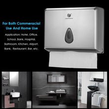 Carica l'immagine nel visualizzatore di Gallery, Anself CHUANGDIAN Distributore Carta Asciugamani Parete Bagno Silver - Ilgrandebazar