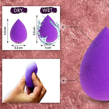 Carica l'immagine nel visualizzatore di Gallery, Set Spugnette Make Up Beauty Goccia - Spugne Blender Ovali Colorate...