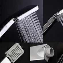 Carica l'immagine nel visualizzatore di Gallery, Quadrato ad alta pressione soffione doccia, Woopower As picture show, Sliver - Ilgrandebazar
