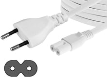 Carica l'immagine nel visualizzatore di Gallery, AmazonBasics - Cavo di alimentazione di ricambio per PS4 e Xbox One S/X - 3,65 m Bianco
