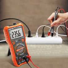 Carica l'immagine nel visualizzatore di Gallery, Multimetro Digitale Avanzato Multi Tester TRMS 6000 Conti Senza Contatto di... - Ilgrandebazar