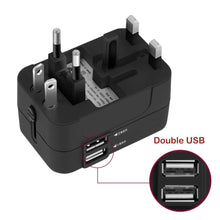Carica l'immagine nel visualizzatore di Gallery, Adattatore da Viaggio,KOREY Presa Spina Universale con 2 USB... - Ilgrandebazar