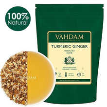 Carica l'immagine nel visualizzatore di Gallery, VAHDAM, Foglia Di Tè Allo Zenzero Curcuma | 200 g (100 Black - Ilgrandebazar