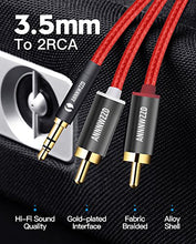 Carica l'immagine nel visualizzatore di Gallery, LINKINPERK Cavo Audio RCA Jack, Adattatore Jack 3.5mm a 2RCA 5M
