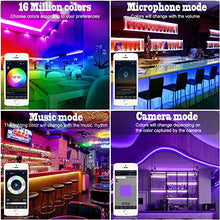 Carica l'immagine nel visualizzatore di Gallery, Striscia LED RGB Bluetooth Strisce 5M 150 con Led 5m