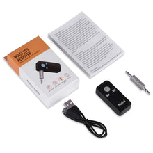 Carica l'immagine nel visualizzatore di Gallery, Aigital Ricevitore Bluetooth Adattatore Audio Portatile Wireless Auto Grigio - Ilgrandebazar