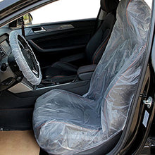Carica l'immagine nel visualizzatore di Gallery, 10 pz Auto Coprisedili Plastica Trasparente Usa e Getta Universale + 10 pz... - Ilgrandebazar