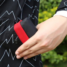 Carica l'immagine nel visualizzatore di Gallery, BeiLan Coperta Mini Pocket picnic bene di (Nero &amp; Rosso) - Ilgrandebazar