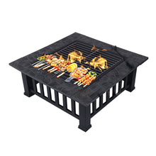 Carica l'immagine nel visualizzatore di Gallery, HENGMEI 3 in 1 Fire Pit 81cm Braciere da giardino o terrazzo Modell A, - Ilgrandebazar