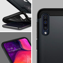 Carica l'immagine nel visualizzatore di Gallery, Spigen Slim Armor per Samsung Galaxy A50 Cover, Design Meccanica Metal Slate - Ilgrandebazar