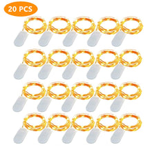 Carica l'immagine nel visualizzatore di Gallery, Luci LED a Batteria【20 Pezzi】Micro Stringa 1M Filo di Rame con 10 LEDs... - Ilgrandebazar