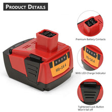Carica l'immagine nel visualizzatore di Gallery, POWERAXIS 14.4V 3.0Ah Li-ion Utensili Elettrici Batteria