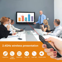 Carica l'immagine nel visualizzatore di Gallery, Puntatore Laser, Doosl Presentatore Wireless Presentazione Powerpoint da Nero