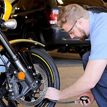 Carica l'immagine nel visualizzatore di Gallery, TireTek Flexi-Pro - Misuratore di pressione per pneumatici auto e moto,...