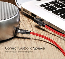 Carica l'immagine nel visualizzatore di Gallery, LINKINPERK Cavo Audio Stereo Jack 3.5mm Maschio a 90 Gradi， 2M