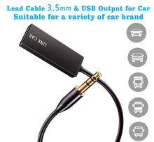 Carica l'immagine nel visualizzatore di Gallery, Bluetooth Adapter Empfänger Auto,DUTISON Nero, 5.0 - Ilgrandebazar