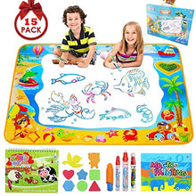 Carica l'immagine nel visualizzatore di Gallery, Pachock Grande Doodle Tappeto Magico 100CM x 70CM, Acqua Tappeto... - Ilgrandebazar