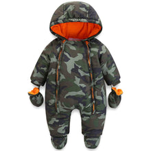 Carica l'immagine nel visualizzatore di Gallery, Bambino Tute da neve con Guanti e Scarpe Ragazze Inverno Pagliaccetto con... - Ilgrandebazar
