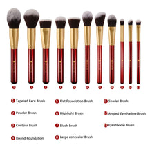 Carica l'immagine nel visualizzatore di Gallery, DUcare Pennelli Make Up 27 pezzi Set di pennelli per trucco 27 Pezzi - Ilgrandebazar