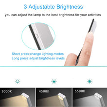 Carica l'immagine nel visualizzatore di Gallery, EasyULT Lampada da Lettura USB Ricaricabile, Luce Notturna, 3 Nera - Ilgrandebazar