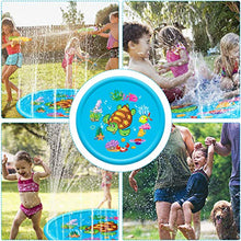 Carica l'immagine nel visualizzatore di Gallery, Stuoia per Giochi con Spruzzi E d'Acqua Bambini blu-110CM / 43Inch