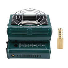 Carica l'immagine nel visualizzatore di Gallery, TOPINCN Riscaldatore a Gas Esterni Portatile Doppio Green Dual Use - Ilgrandebazar