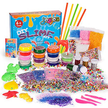 Carica l'immagine nel visualizzatore di Gallery, Joyjoz Slime DIY Kit Fluffy Giocattoli, 12 Argilla Cristallo + 3 Slime... - Ilgrandebazar