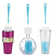 Carica l'immagine nel visualizzatore di Gallery, Qisan 4Pcs Set di Spazzole per la Pulizia delle Bottiglie Blue-4pcs