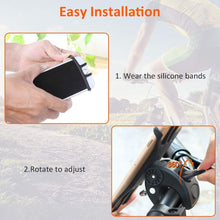 Carica l'immagine nel visualizzatore di Gallery, Vobon Supporto Bici Smartphone, Porta Cellulare 360° Rotabile Nero - Ilgrandebazar