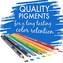Carica l'immagine nel visualizzatore di Gallery, Zenacolor 72 Matite Colorate Acquerellabili, Numerate, con Pennello in... - Ilgrandebazar