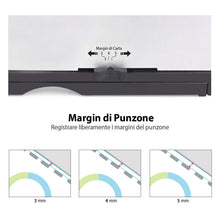 Carica l'immagine nel visualizzatore di Gallery, Makeasy Rilegatrice Spirale Metallica a 21 Fori, Argento-Nero - Ilgrandebazar