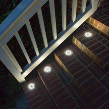 Carica l'immagine nel visualizzatore di Gallery, Luci Solari Giardino 8 LED,Dingde led da Esterno,LED Luce 4 Pezzi - Ilgrandebazar
