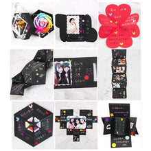 Carica l'immagine nel visualizzatore di Gallery, LEADSTAR Esplosione Box, Explosion Box Scrapbook Creative DIY Photo Nero - Ilgrandebazar