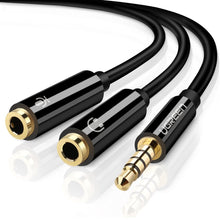 Carica l'immagine nel visualizzatore di Gallery, UGREEN Cavo Sdoppiatore Microfono Cuffie Adattatore Splitter Jack 3,5mm Cavo... - Ilgrandebazar