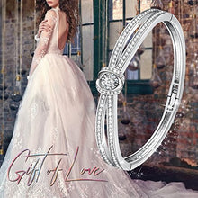 Carica l'immagine nel visualizzatore di Gallery, GEORGE · SMITH Crystal Love Classico Bracciale Argento Donna
