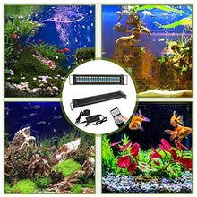 Carica l'immagine nel visualizzatore di Gallery, Powcan, lampada per acquario, 72 LED, con controller a infrarossi, con...