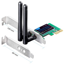 Carica l'immagine nel visualizzatore di Gallery, Cudy 300 Mbit/s PCIe WLAN, Scheda di rete WLAN PCI Express da 300 Mbit/s. - Ilgrandebazar