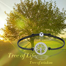 Carica l'immagine nel visualizzatore di Gallery, J.Endéar Albero Della vita Braccialetti Donna, Vero Argento 925 Bracciale... - Ilgrandebazar