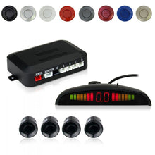 Carica l'immagine nel visualizzatore di Gallery, Cocar Sensore di Parcheggio Kit Desplay LED Acustico Auto 4 sensori - nero - Ilgrandebazar