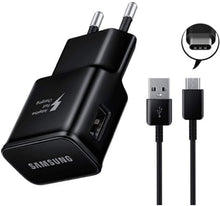 Carica l'immagine nel visualizzatore di Gallery, CARICABATTERIA Orig.SAMSUNG Fast S8 Tipo C Nero