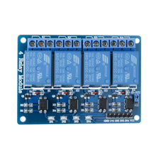 Carica l'immagine nel visualizzatore di Gallery, Elegoo 4 Channel DC 5V Modulo Relay con Accoppiatore Item 2 (4 Channel) - Ilgrandebazar