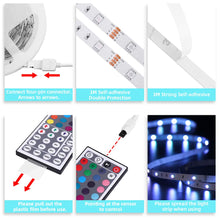 Carica l'immagine nel visualizzatore di Gallery, OUSFOT LED Striscia 5M RGB 150 LED, Strisce 5050 per Led - Ilgrandebazar