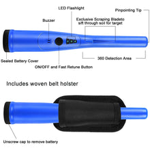 Carica l'immagine nel visualizzatore di Gallery, Pinpointer Portatile con Rilevatore di Metalli sonda per fondina Blu