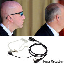 Carica l'immagine nel visualizzatore di Gallery, Retevis 2 Pin Walkie Talkie Cuffie con Tubo Acustico 10 unidades, Nero - Ilgrandebazar